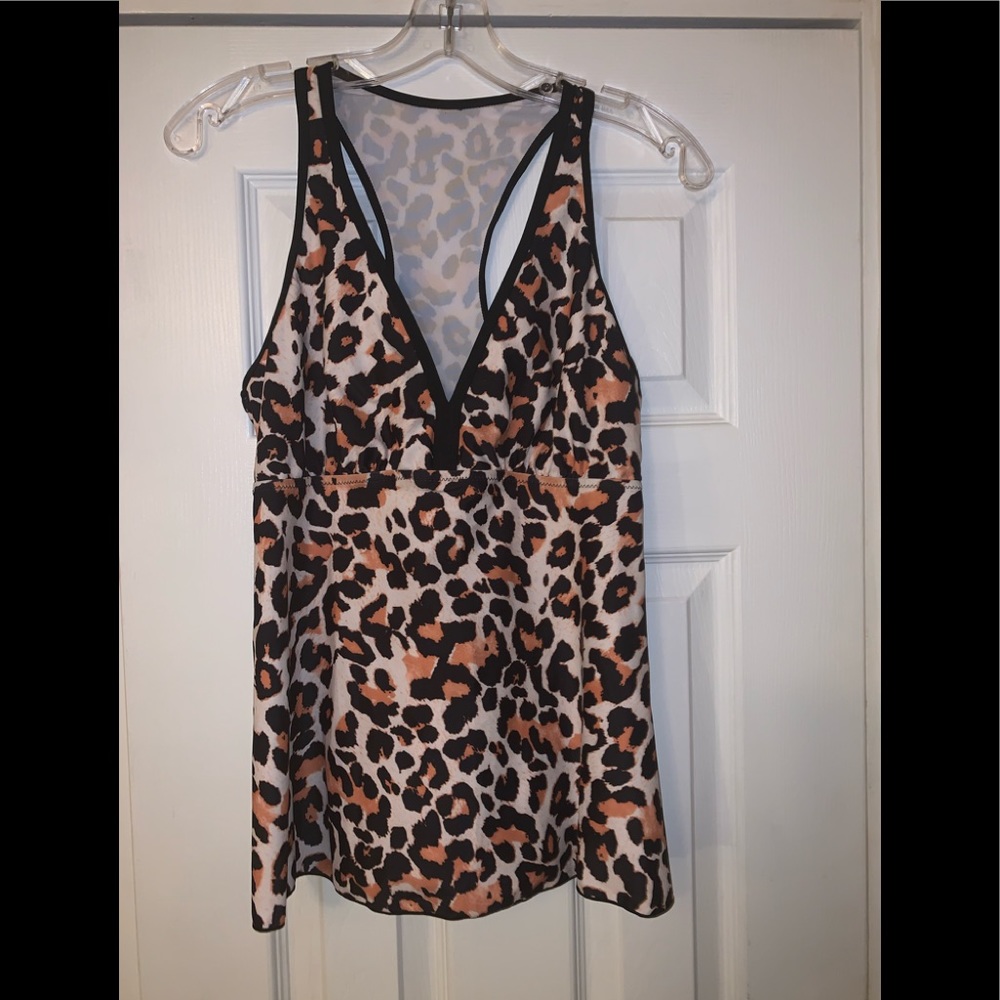 Gorgeous Animal Print Tankini, Size Medium